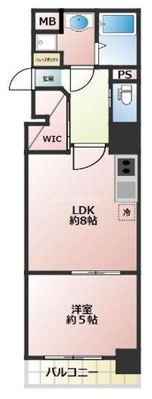 中之島駅 徒歩5分 3階の物件間取画像